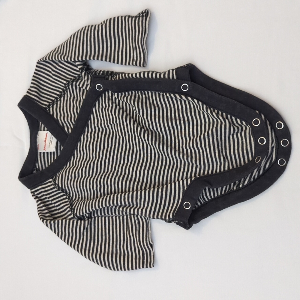 Long Sleeve Overlap Onesie